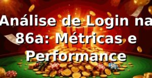 Análise de Login na 86a: Métricas e Performance 📊